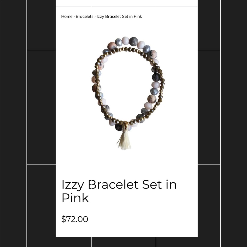SALE ⬇️ Gemilli Izzy Stretch Bracelet Set, NWT - Picture 4 of 4